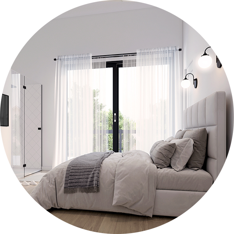 Chambre intérieur maison